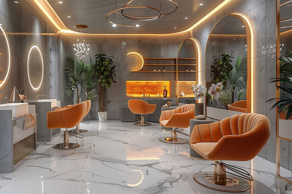 Luxury Salon Interior Design Dubai