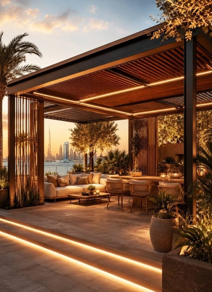 Custom Made Pergolas for Villas, Gardens and Commercial Spaces