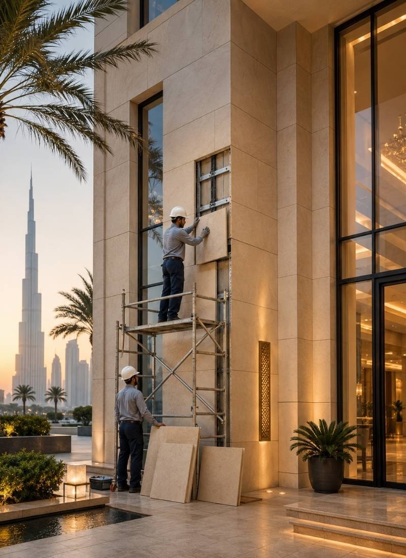 Wall Cladding Repair, Replacement and Maintenance in dubai